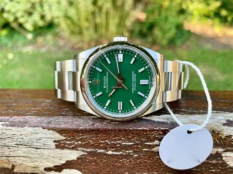 rolex oyster perpetual 36 green.